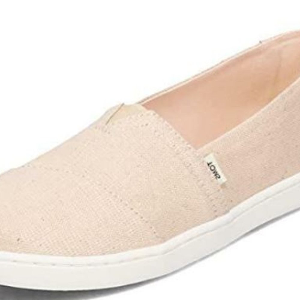 Toms Alpargata Loafers, Little Girls Size 2.5 M, Peony